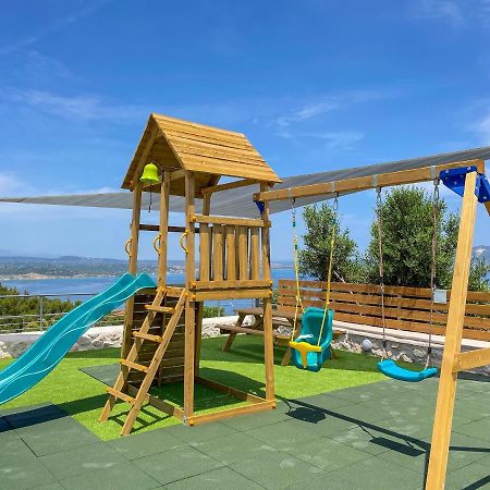 Villa Despina - Marathia View Private Luxury Villa Marathiás エクステリア 写真
