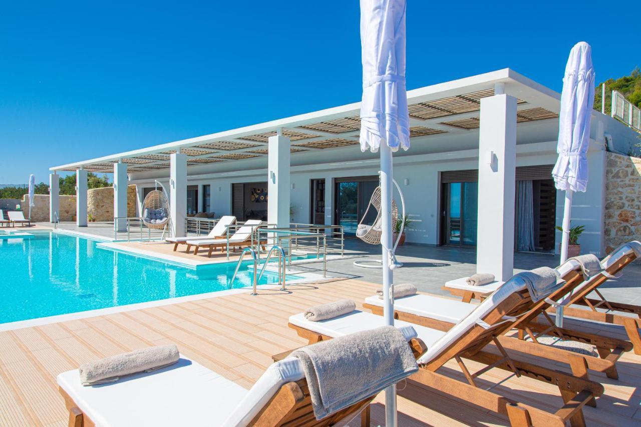 Villa Despina - Marathia View Private Luxury Villa Marathiás エクステリア 写真