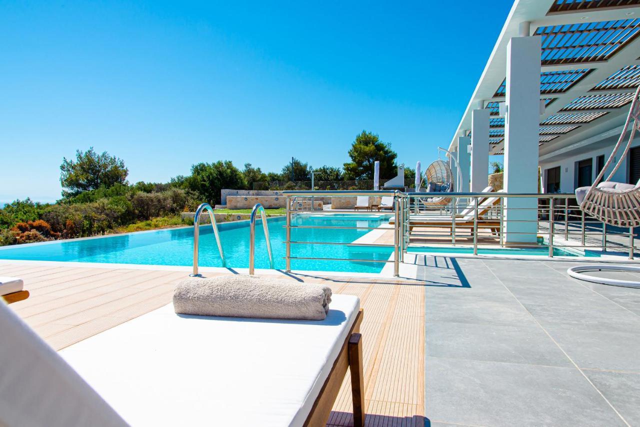 Villa Despina - Marathia View Private Luxury Villa Marathiás エクステリア 写真