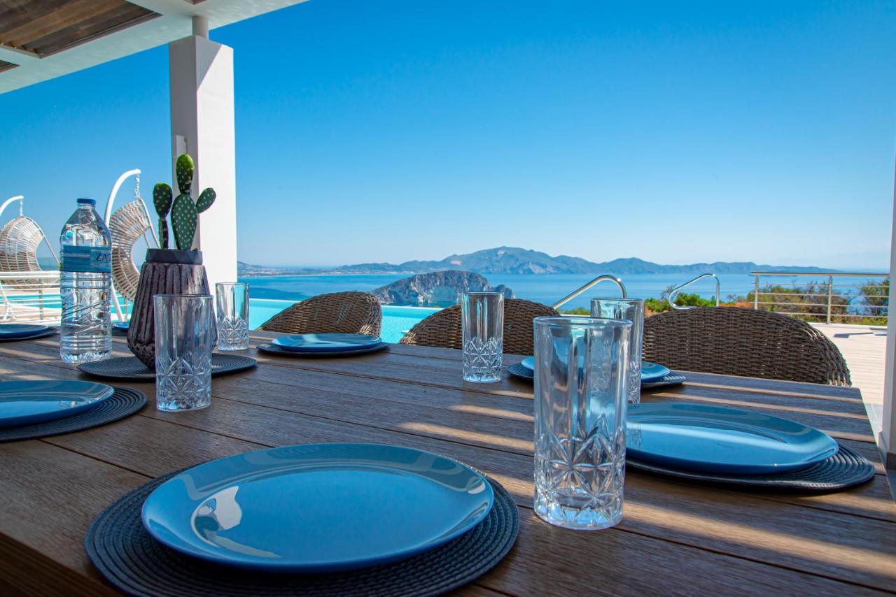 Villa Despina - Marathia View Private Luxury Villa Marathiás エクステリア 写真