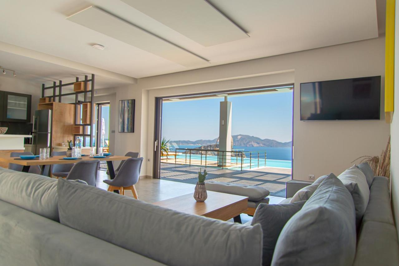 Villa Despina - Marathia View Private Luxury Villa Marathiás エクステリア 写真