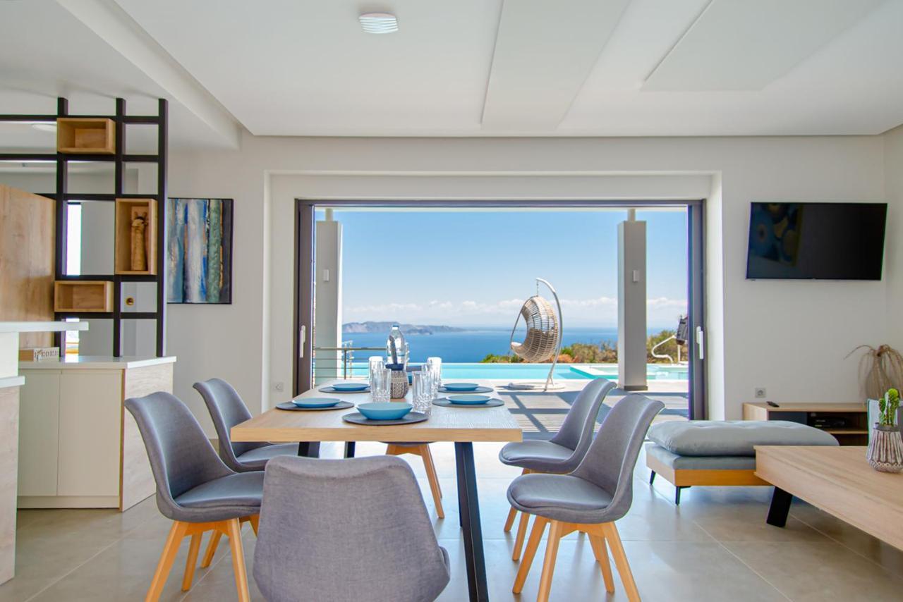 Villa Despina - Marathia View Private Luxury Villa Marathiás エクステリア 写真