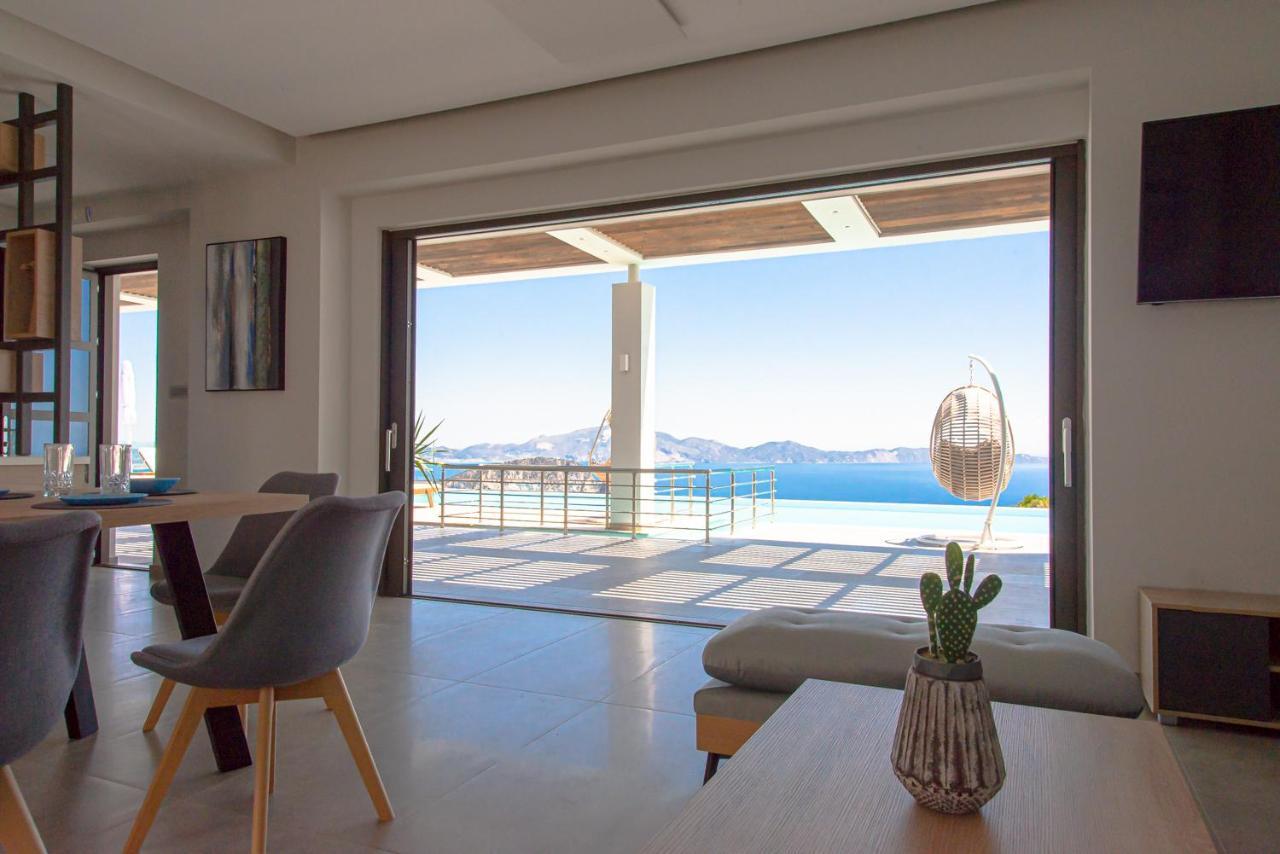 Villa Despina - Marathia View Private Luxury Villa Marathiás エクステリア 写真