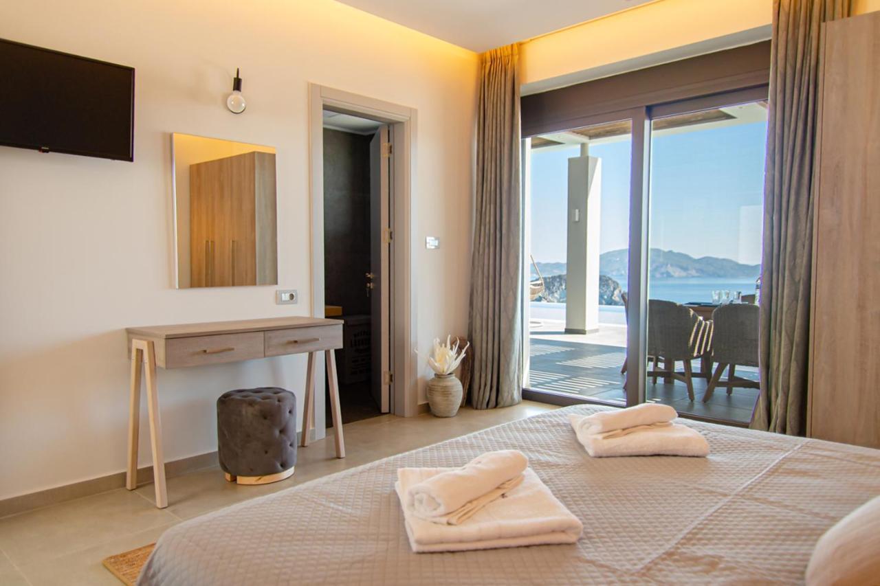 Villa Despina - Marathia View Private Luxury Villa Marathiás エクステリア 写真