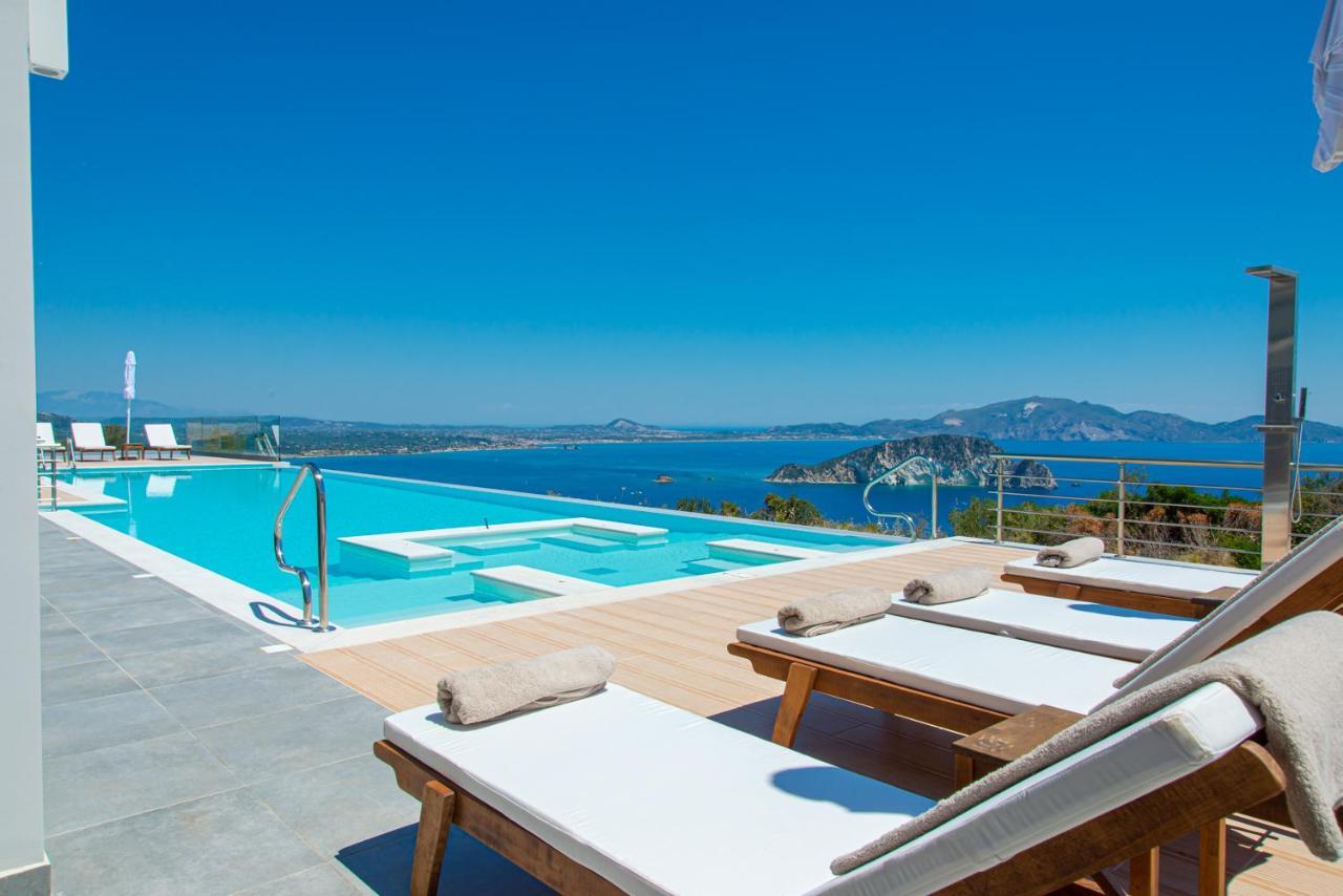Villa Despina - Marathia View Private Luxury Villa Marathiás エクステリア 写真
