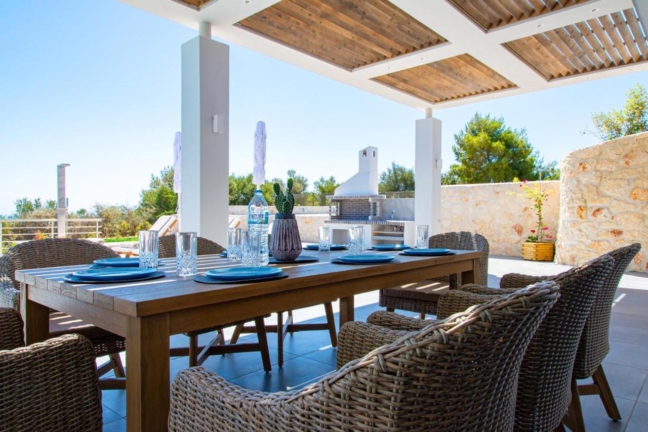 Villa Despina - Marathia View Private Luxury Villa Marathiás エクステリア 写真