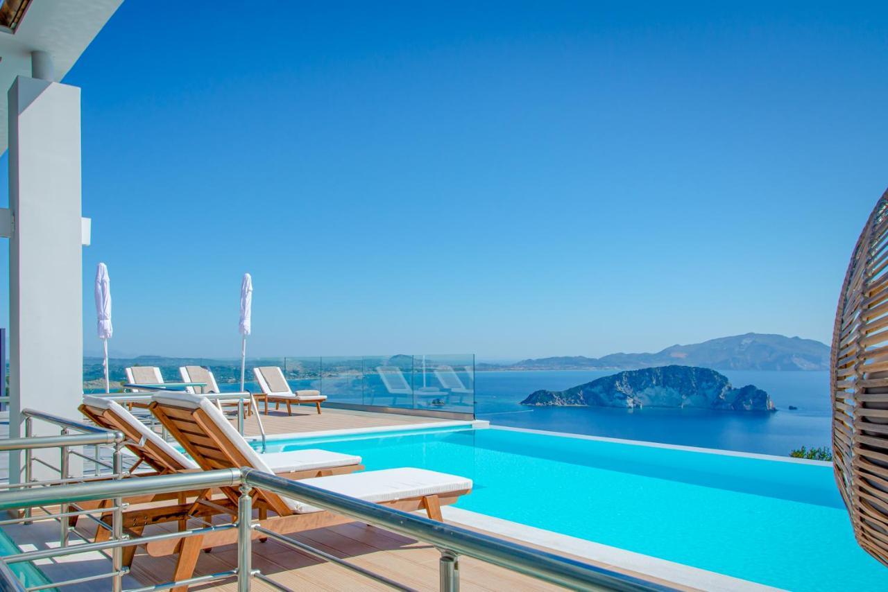 Villa Despina - Marathia View Private Luxury Villa Marathiás エクステリア 写真
