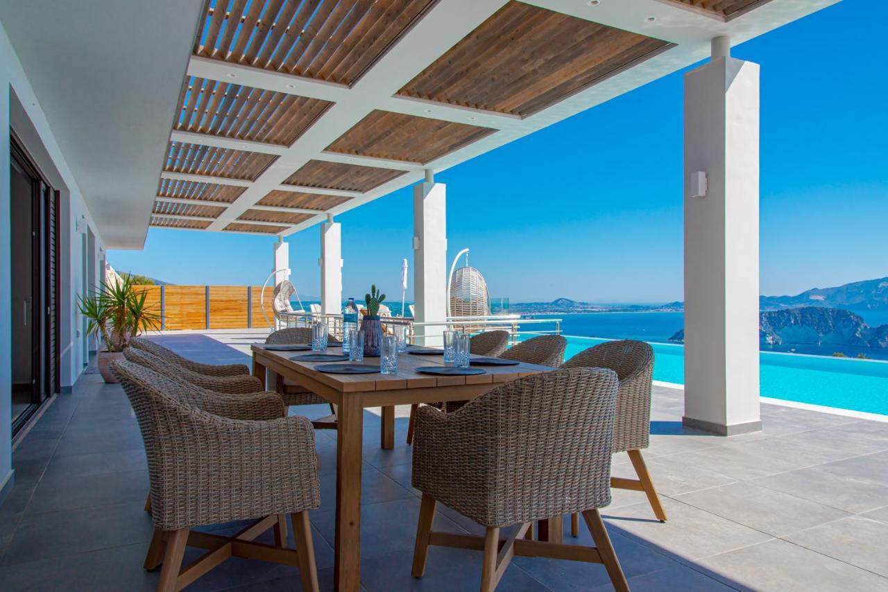 Villa Despina - Marathia View Private Luxury Villa Marathiás エクステリア 写真