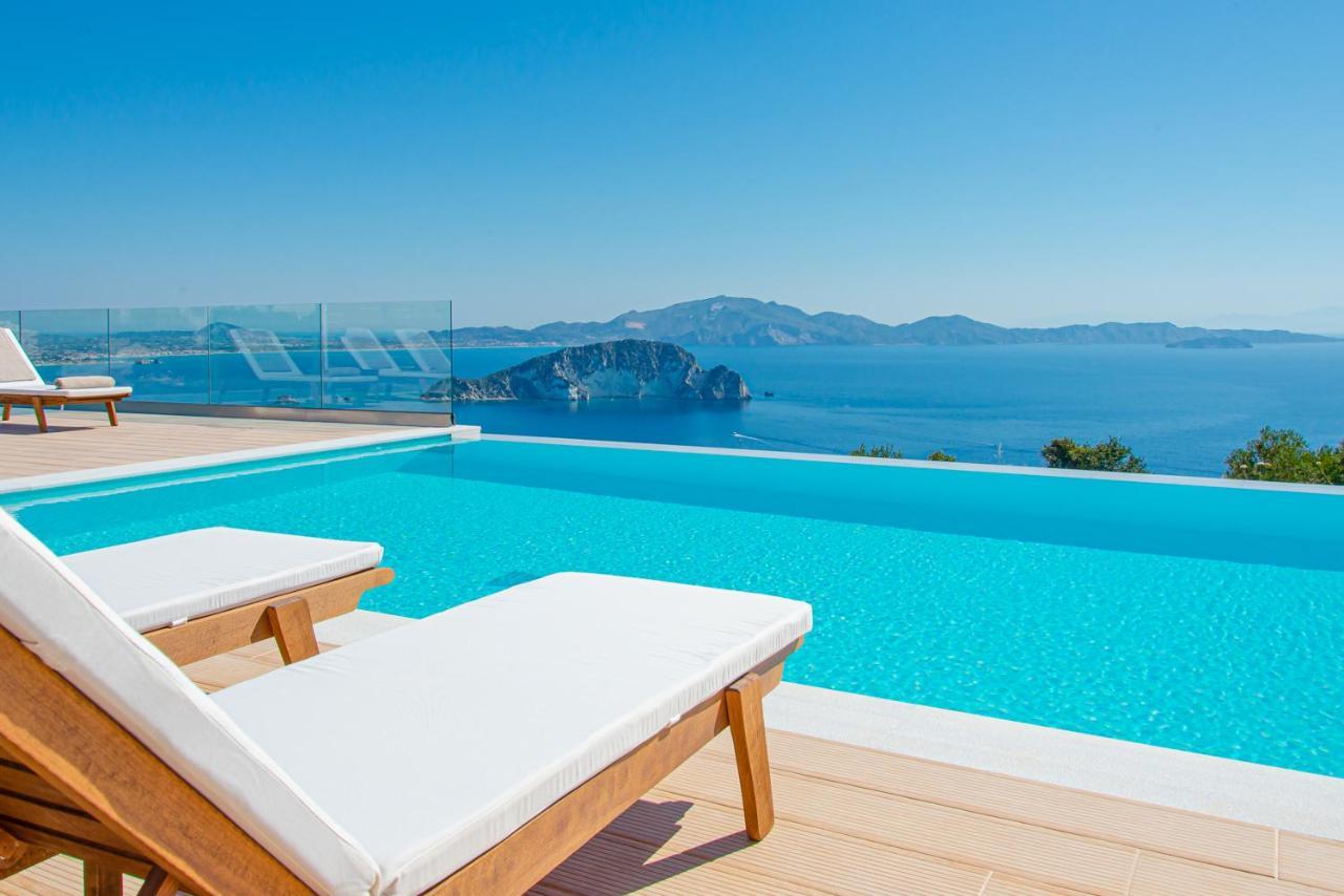 Villa Despina - Marathia View Private Luxury Villa Marathiás エクステリア 写真