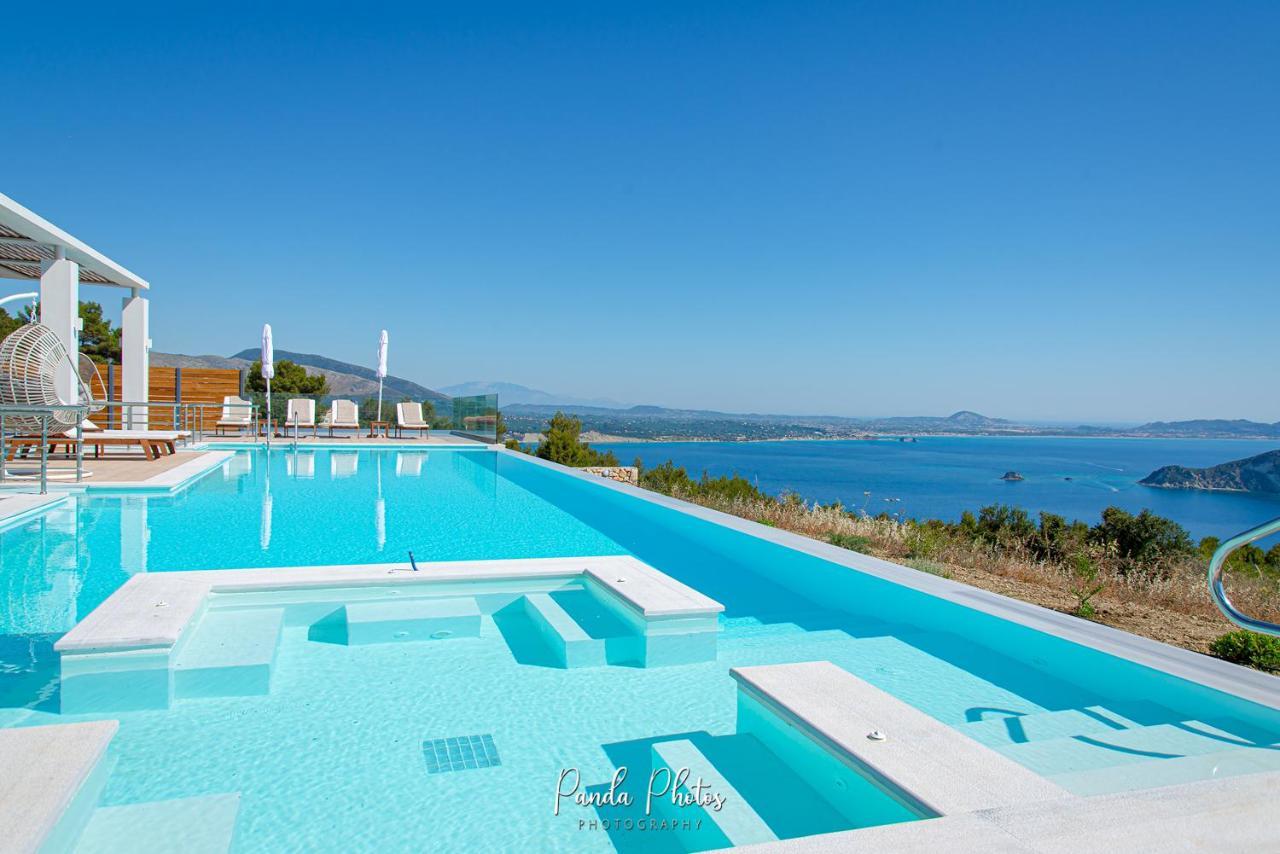 Villa Despina - Marathia View Private Luxury Villa Marathiás エクステリア 写真