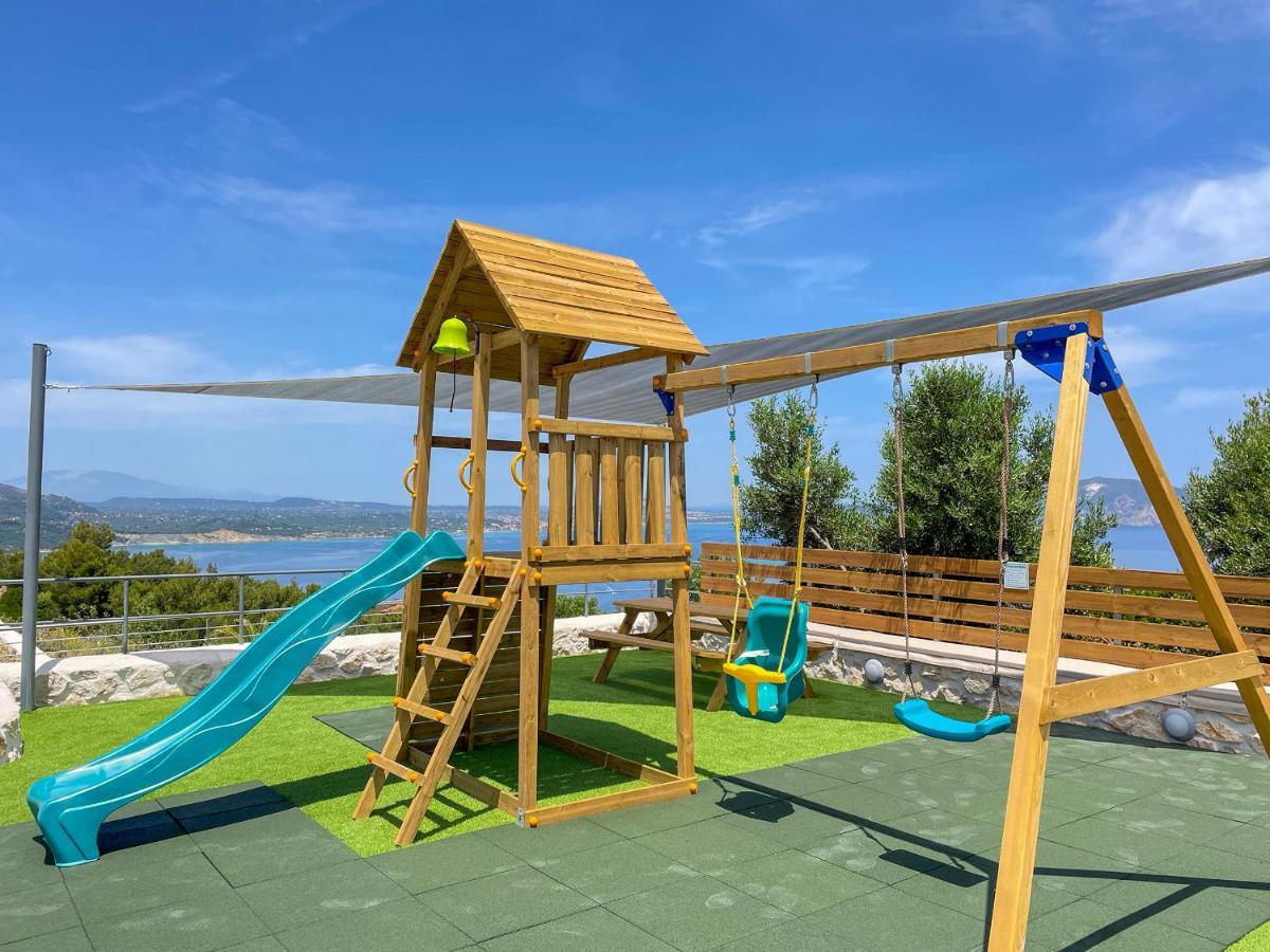 Villa Despina - Marathia View Private Luxury Villa Marathiás エクステリア 写真