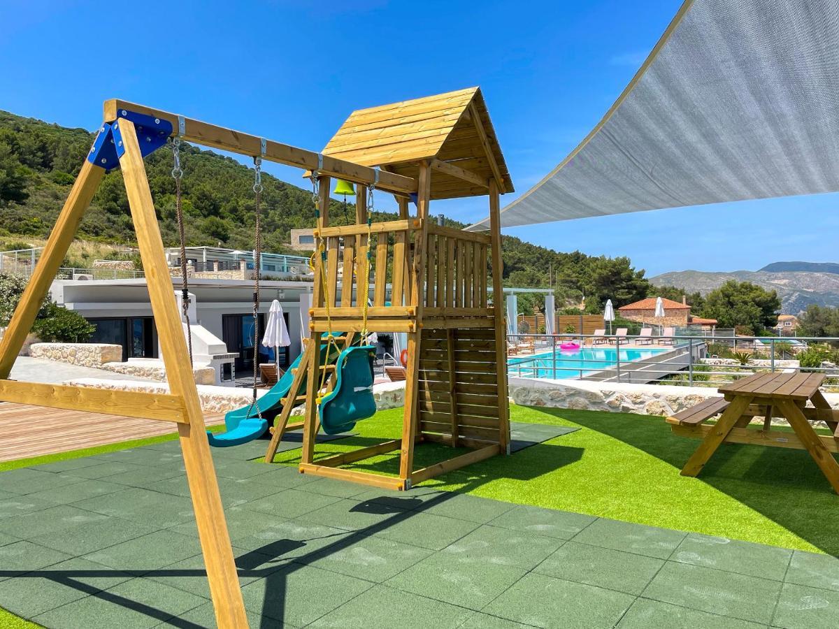 Villa Despina - Marathia View Private Luxury Villa Marathiás エクステリア 写真