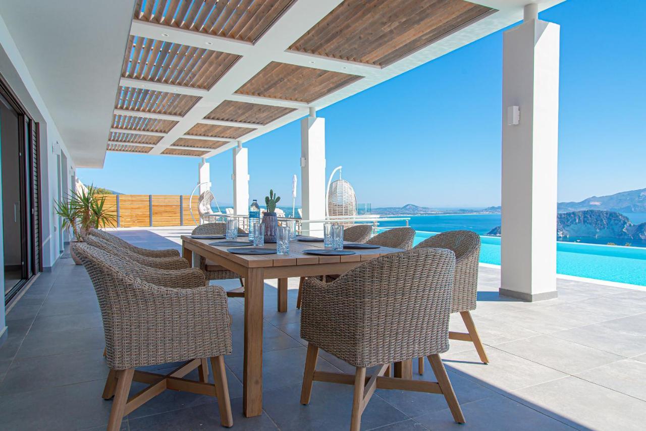 Villa Despina - Marathia View Private Luxury Villa Marathiás エクステリア 写真